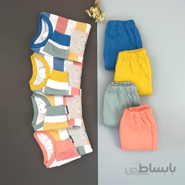 بلوز شلوار کودک مدل تدی