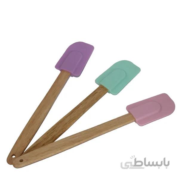 لیسک سیلیکونی دسته چوبی