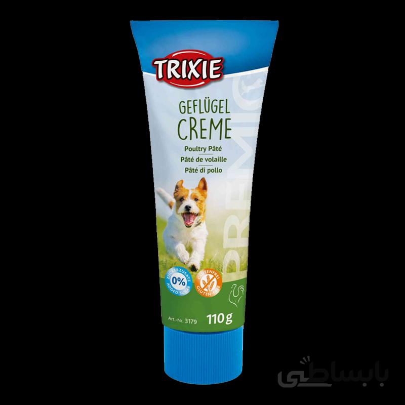 تشویقی سگ تریکسی مدل Primo Poultry Creme با طعم مرغ وزن 110 گرم