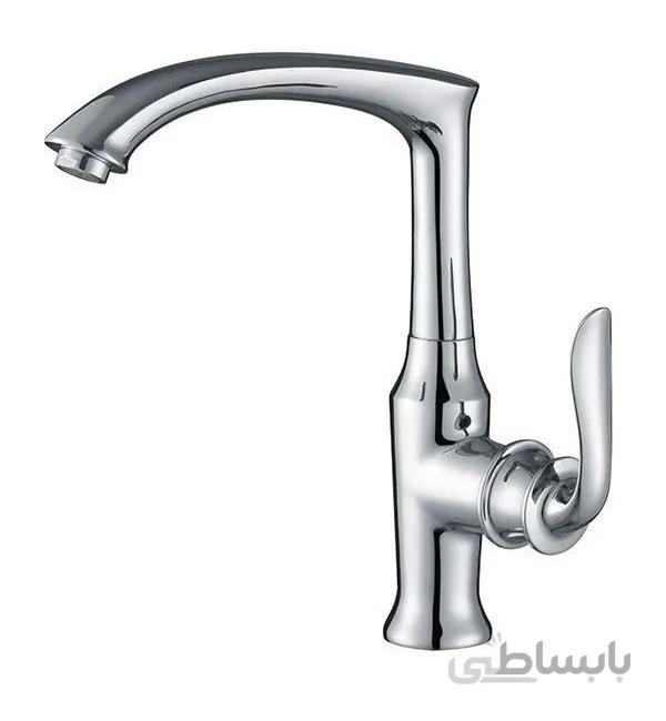 شیر ظرفشویی کرومات مدل پاریس