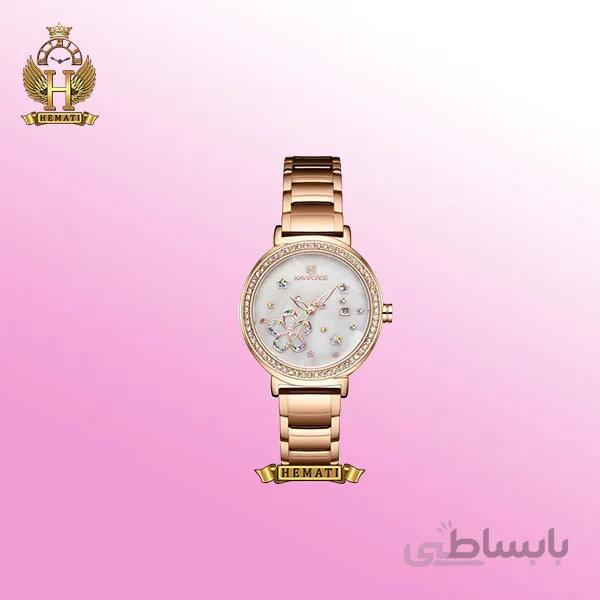 ساعت مچی زنانه نیوی فورس Naviforce NF5016L رزگلد