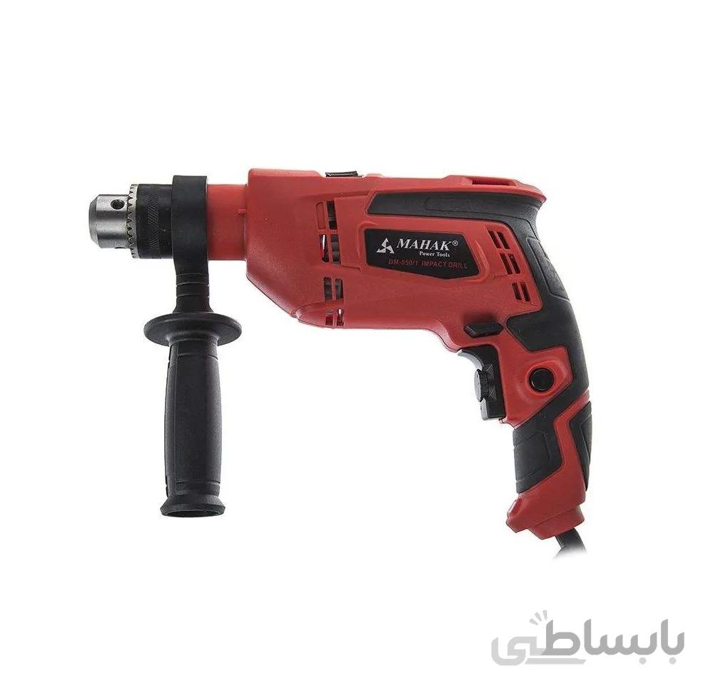 دریل دستی دور متغیر با دو سه نظام اتوماتیک و آچاری محک مدل DM-13/850 ا DM-13/850