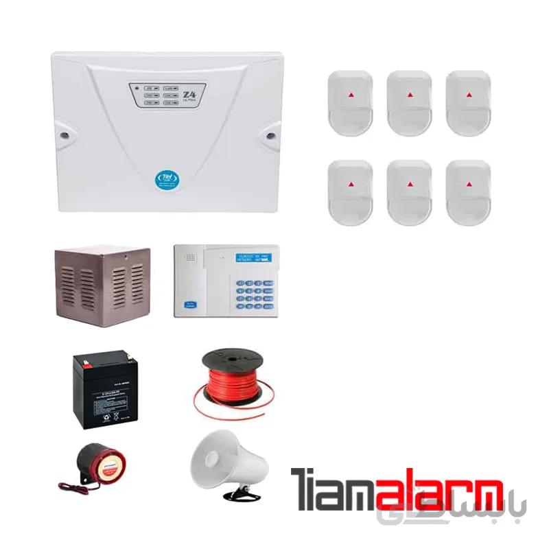 پکیج دزدگیر اماکن باسیم وزنی مدل کلاسیک سیم کارتی و تلفنی CGN6