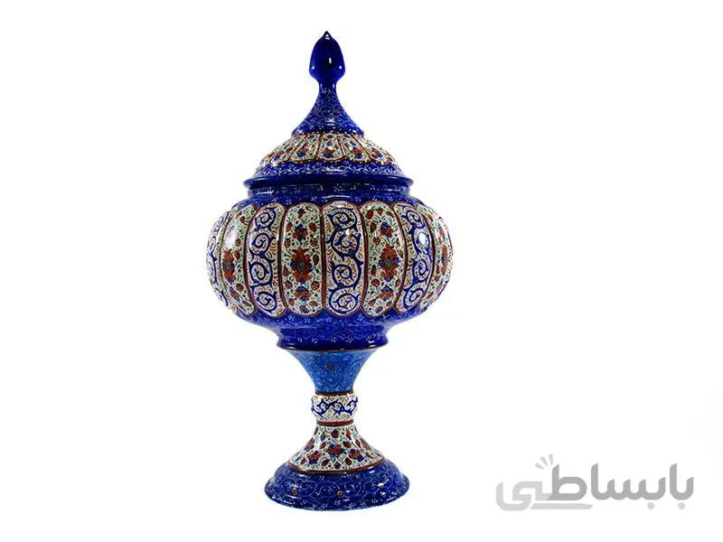 قندان پایه دار میناکاری کد 265