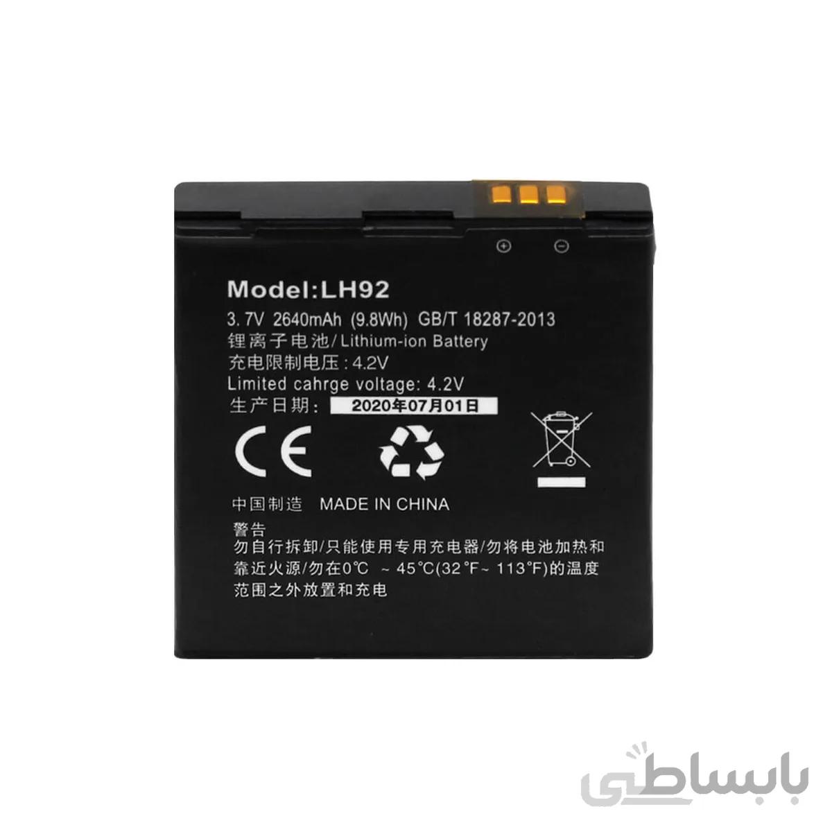 باتری مودم همراه ایرانسل irancell 4G modem LH92 (اورجینال) +کابل فست شارژ مودم *هدیه* (اورجینال)فروش ویژه+گارانتی ۶۰ روزه مودم باما- تولید 2020 -