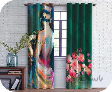 پرده چاپی طرح تابلو نقاشی - کد 637638