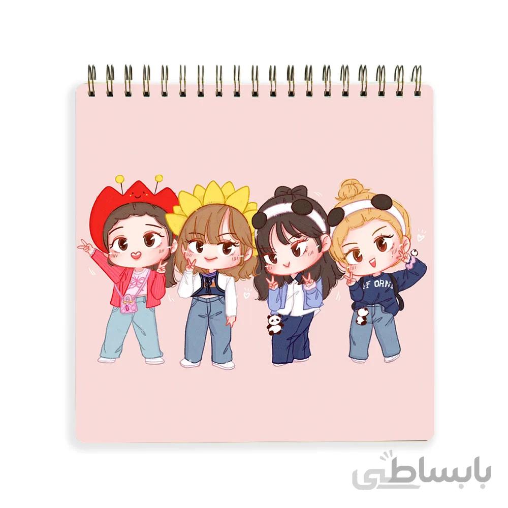 دفترچه يادداشت black pink کد 10100207