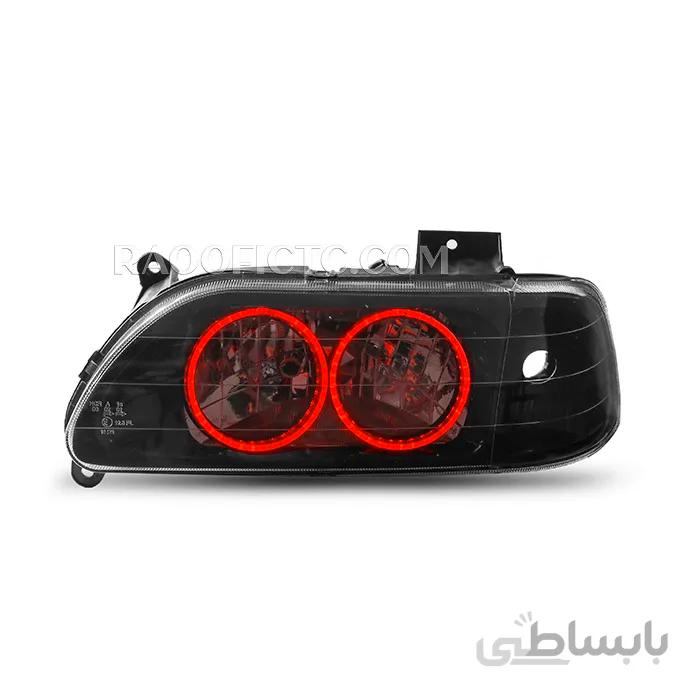 چراغ جلو پراید ۱۳۱ طرح گلس قرمز