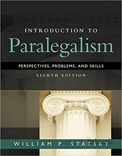 دانلود کتاب Introduction to Paralegalism: Perspectives, Problems and Skills (8th Edition) - Original PDF