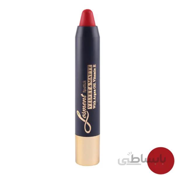 رژلب مدادی مات لوسمنت حاوی روغن آرگان شماره L610 ا Losment Matt Chubby Lip Stick with Argan oil L610