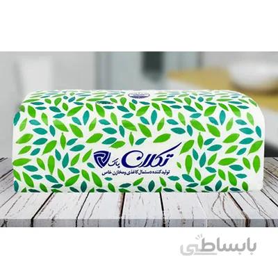 دستمال کاغذی حوله ای مخزنی تکلان ۱۵۰ برگ دولا – کارتن ۲۵ تایی