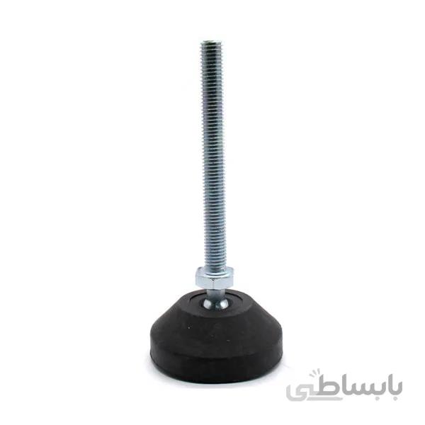 پایه گرد آهنی مفصلی قطر 60 میلی‌متر m12 کد 135