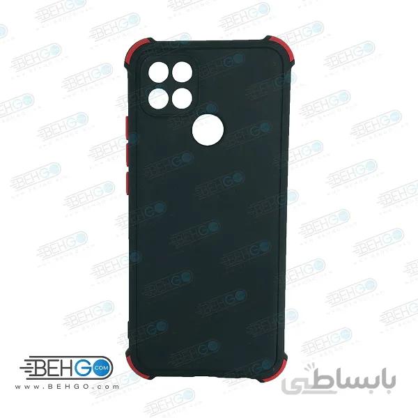قاب اپو A15 کاور مدل ژله ای دکمه رنگی محکم ضد ضربه با محافظ لنز دوربین گوشی OPPO A15 2020 ا Camera Cover color key Case for OPPO A152020