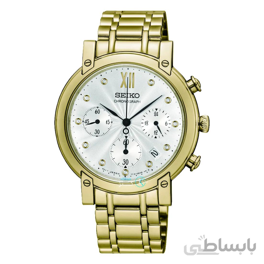 ساعت زنانه سیکو ، زیرمجموعه Chronograph ، کد SRW836P1