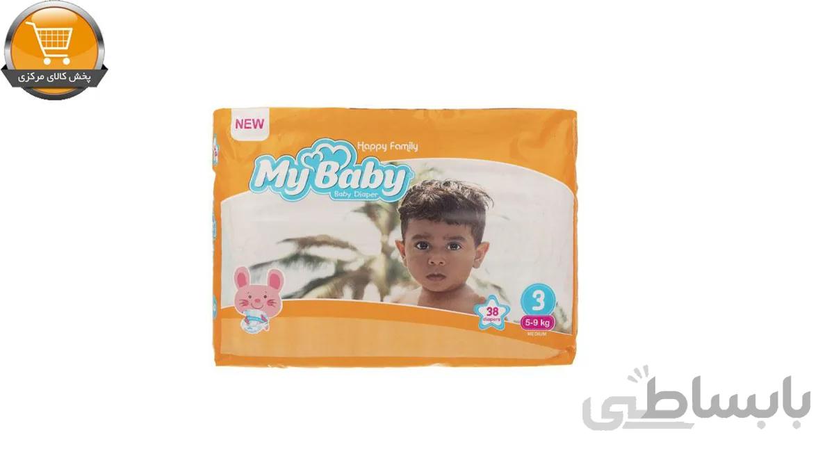 پوشک بچه مای بیبی سایز 3 38 عددی ا My Baby Diapers Size 3