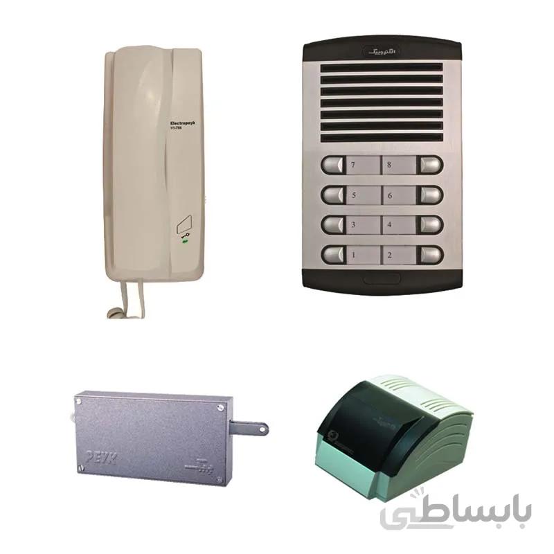 پکیج کامل آیفون صوتی با پنل مدل 875 الکتروپیک