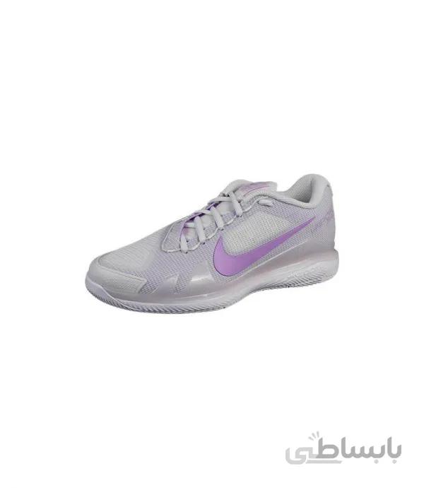 کفش تنیس نایک سری VAPOR PRO تکنولوژی AIR ZOOM رنگ خاکستری صورتی