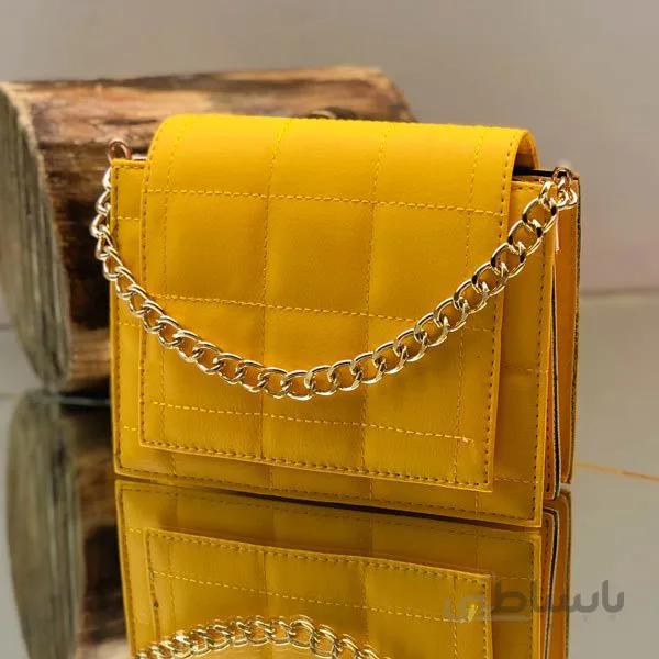 کیف زنجیر طلایی