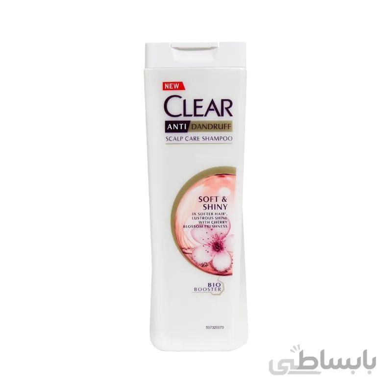 شامپو ضد شوره ویژه بانوان درخشان کننده و حالت دهنده کلییر ا Anti Dandruff Soft And Shiny Shampoo For Women CLEAR