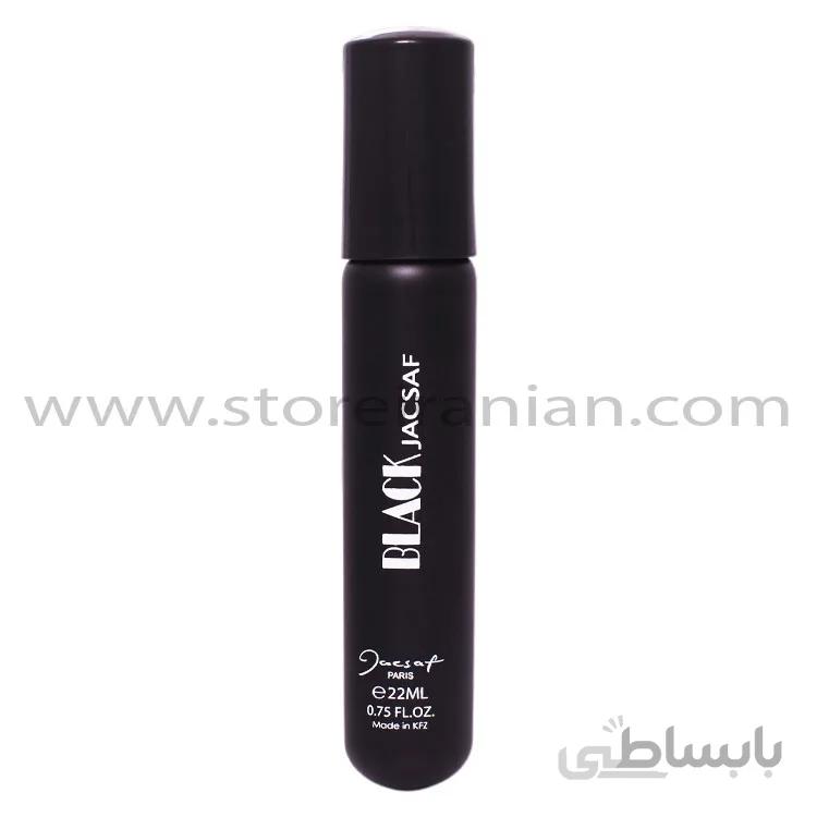 عطر جیبی مردانه ژک ساف مدل Black حجم 22 میلی لیتر ا Jacsaf Black Eau De Perfum for Men 22ml