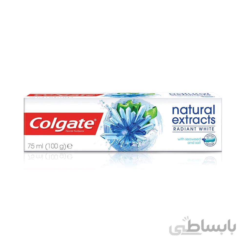 خمیر دندان کلگیت مدل natural extracts حجم 75 میلی لیتر ا Colgate toothpaste model natural extracts volume 75 ml