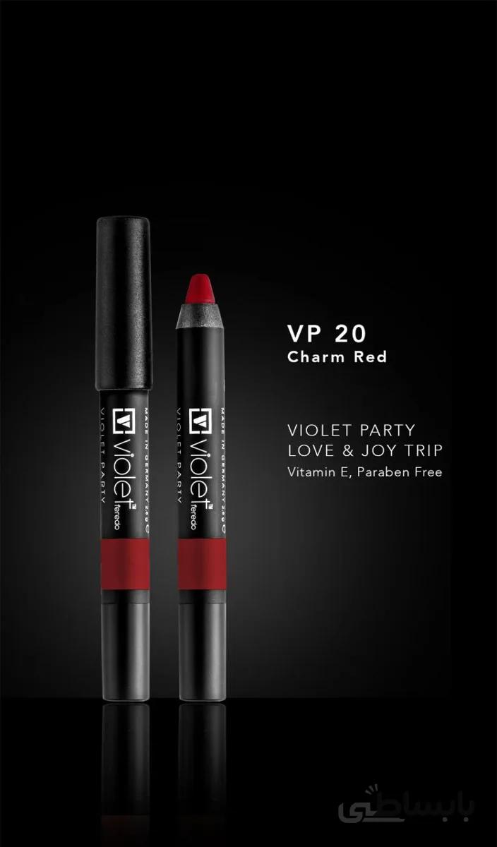 رژلب مدادی ویولت فردو Violet feredo 20