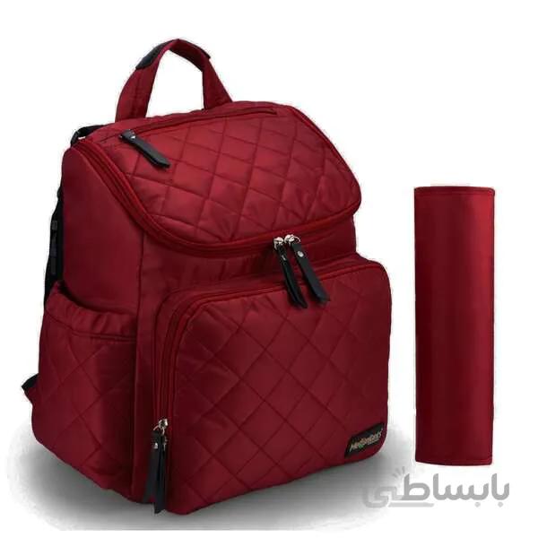 کوله پشتی ابردوزی قرمز تیره mesenfants