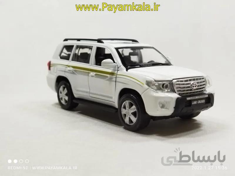 تویوتا لندکروزر شاسی بلند VXR سایز متوسط 4 دربازشو دزدگیردار+چهارچراغ روشن سفید