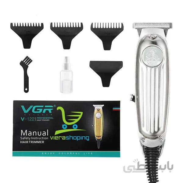 ماشین اصلاح موی سر و صورت وی جی ار مدل V-122