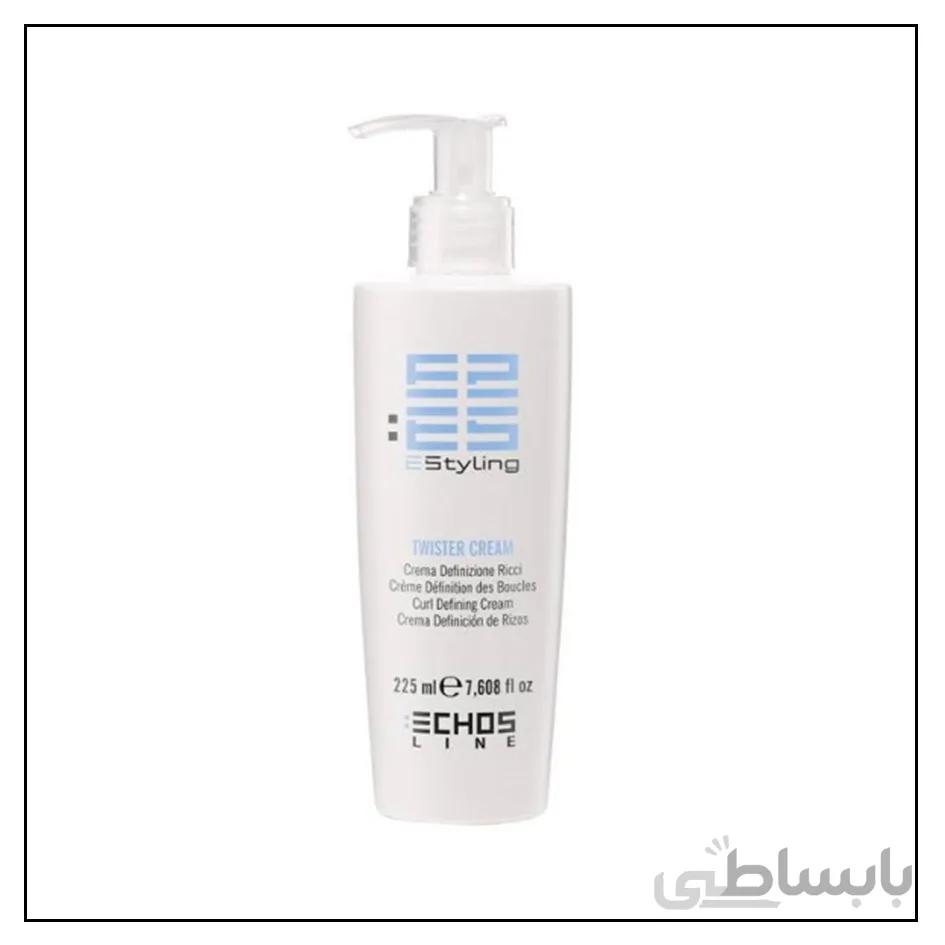 کرم حالت دهنده موهای فر اچ اس لاین echosline مدل TWISTER CREAM