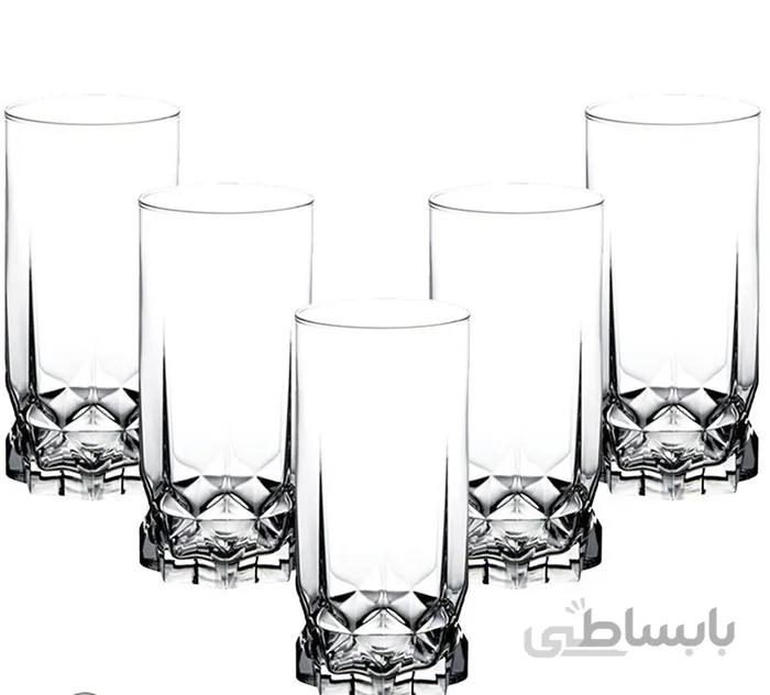 ست ۶ عددی لیوان پاشاباغچه طرح فوچر مدل ۴۱۴۴۲
