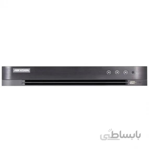 دستگاه دی وی آر 4 کانال هایک ویژن مدل DS-7204HUHI-K1/P هشت مگاپیکسل ا HIKVISION DS-7204HUHI-K1/P 4-ch 5MP 1U H.265 PoC DVR
