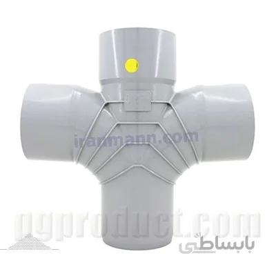 چهار راهی خم 90 درجه سه سر کوپله پلیمر گلپایگان