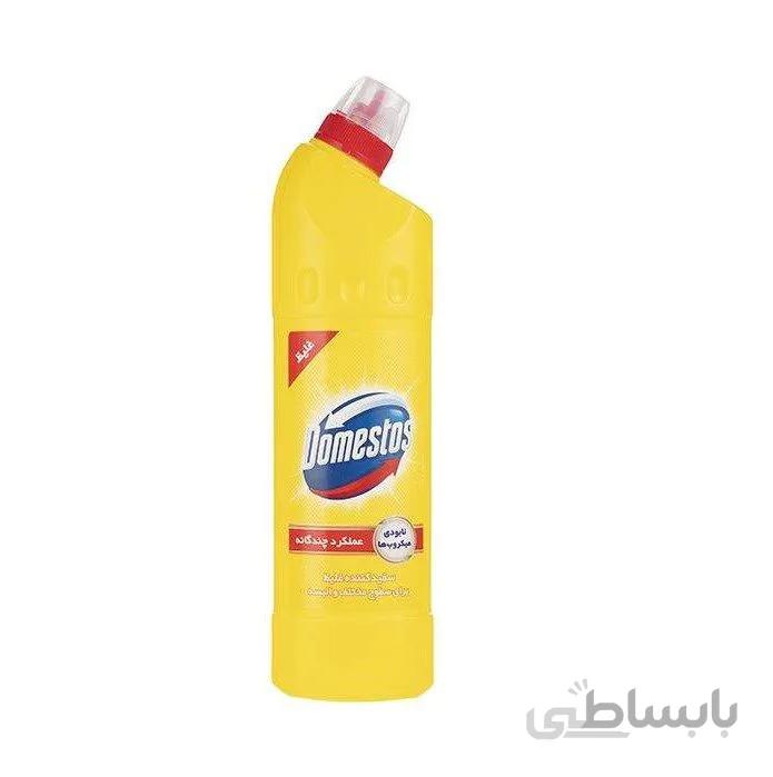 مایع سفیدکننده غلیظ سطوح دامستوس مدل Lemon حجم 750 میلی لیتر ا Domestos Lemon Surface Bleach 750 ml