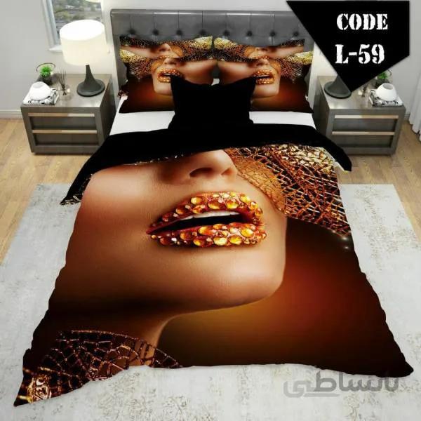 روتختی سه بعدی ساتن ابریشم ترک طرح خاص کد 59