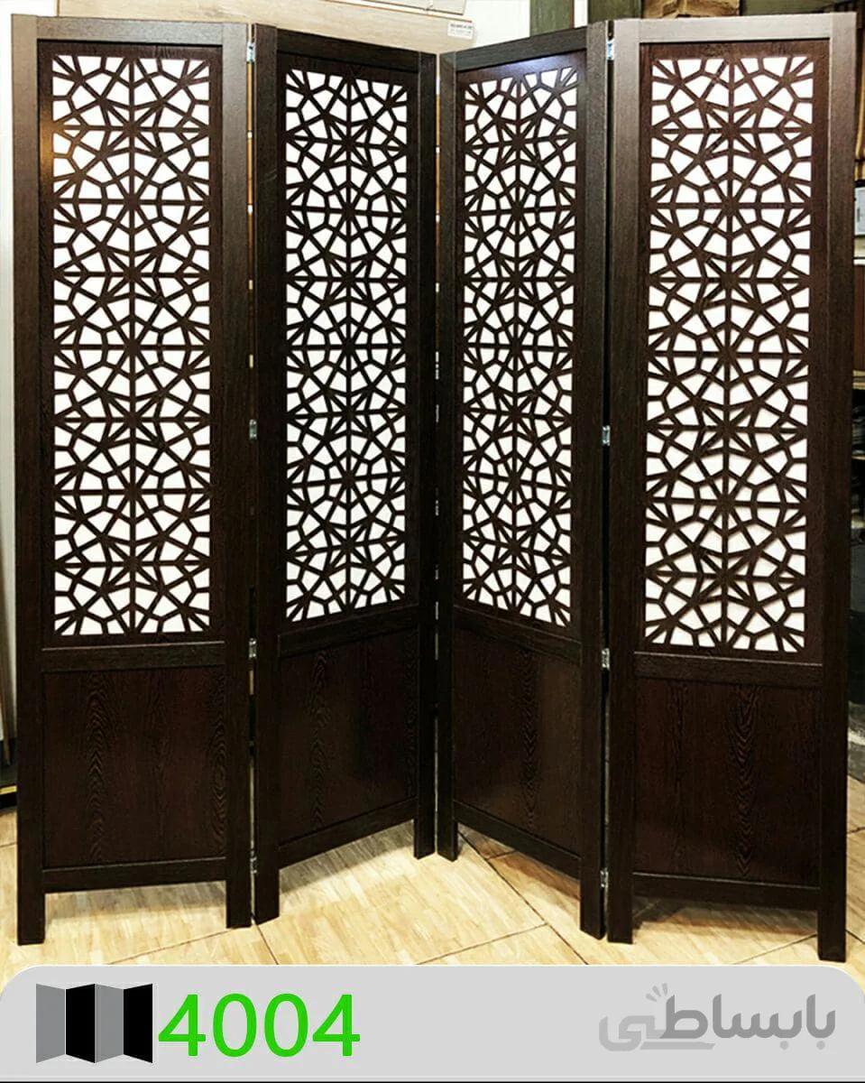 پاراوان طلقی دوجداره ونگه-سفید 4004