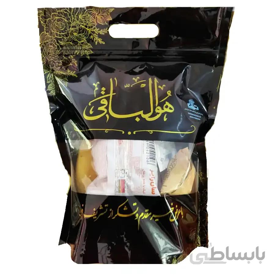 پک پذیرایی ترحیم ( آبمیوه ، کیک ، موز ، شلیل، خیار