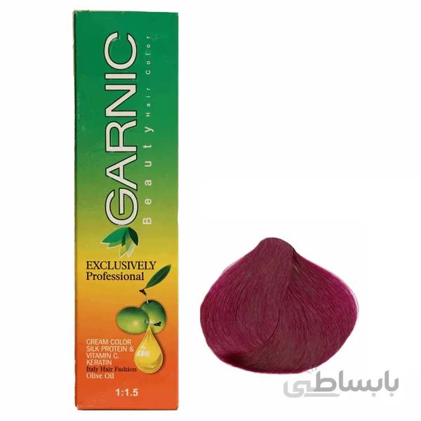 کیت رنگ موی سری فشن - هایلایت قرمز شرابی قوی شماره F.24 گارنیک GARNIC