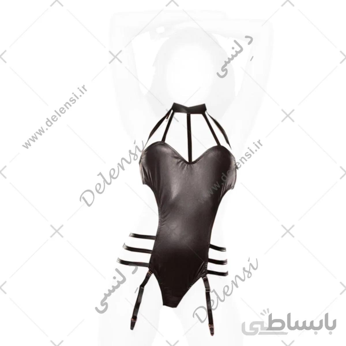 بادی فانتزی زنانه با هارنس و بند جوراب