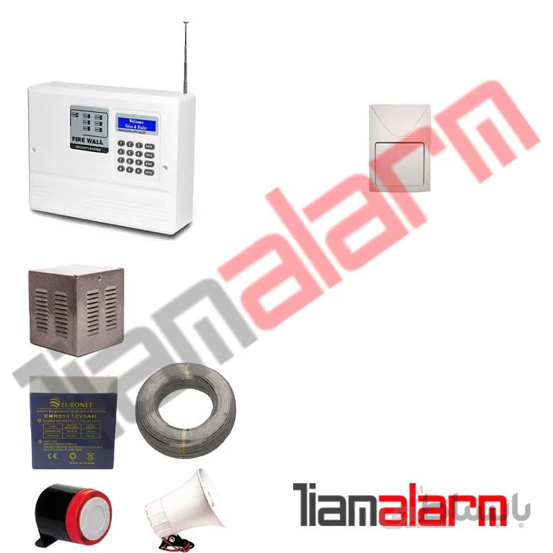 پکیج دزدگیر اماکن باسیم مدل فایروال تلفنی F7F1