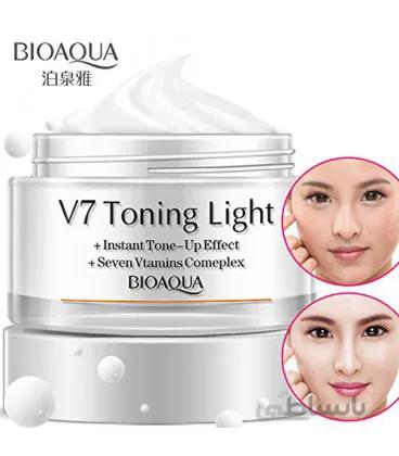 کرم آبرسان و روشن کننده پوست ویتامینه V7 بیوآکوا BIOAQUA