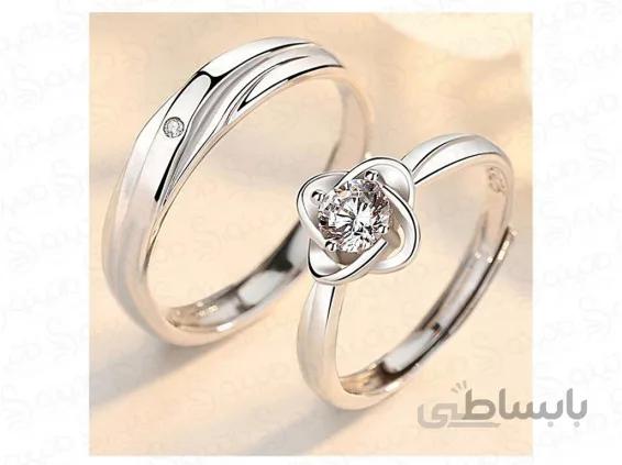 حلقه جفت نامزدی لوکس 12189