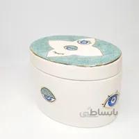 شکلات خوری بزرگ چشم نظر بیضی چشم
