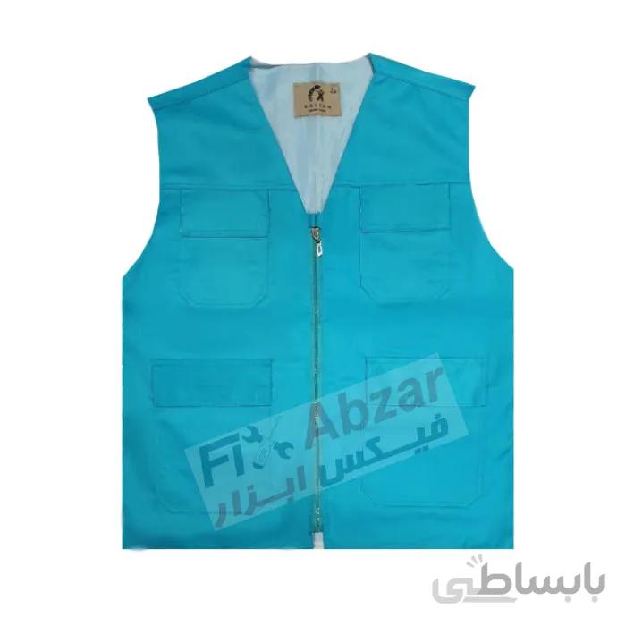 جلیقه کار سبز تبلیغاتی چهار جیب سالیان ا benton green vest