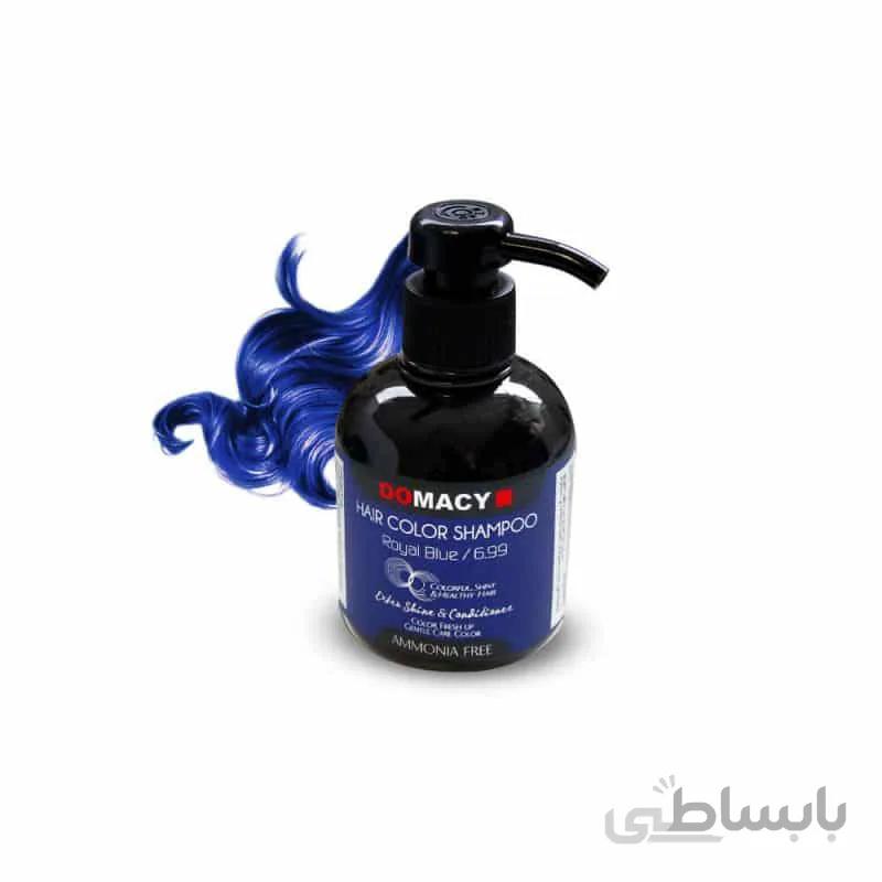 شامپو رنگساژ دوماسی حجم 300 میل شماره 6.99 (آبی درباری)