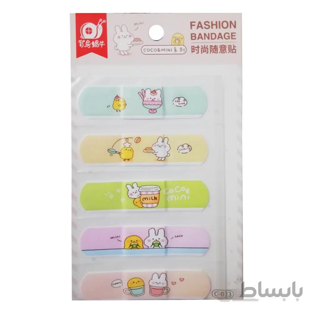 چسب زخم طرح خرگوش کد C-023 بسته 5 عددی