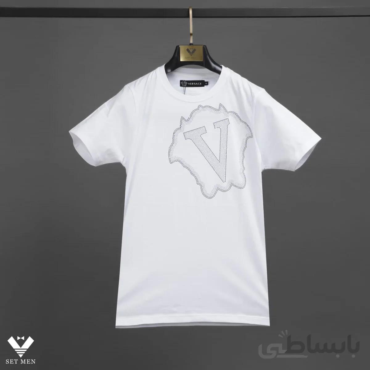 تیشرت Versace نگین دار tg231