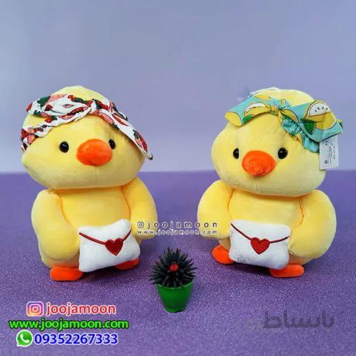 عروسک جوجه هدبنددار