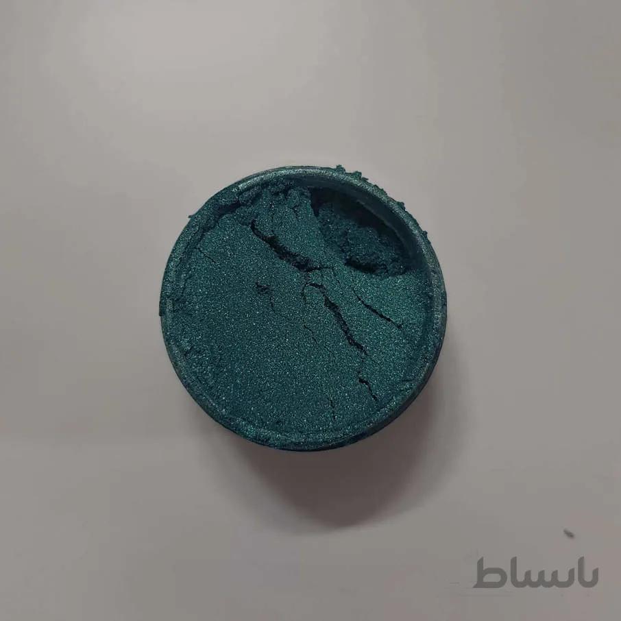 رنگ پودری صدفی سبزآبی