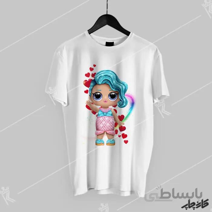 تیشرت دخترانه کارتون لول LOL